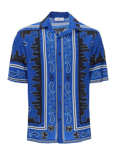 SKYLINE PAISLEY BOWLING SHIRT WITH PATTERN