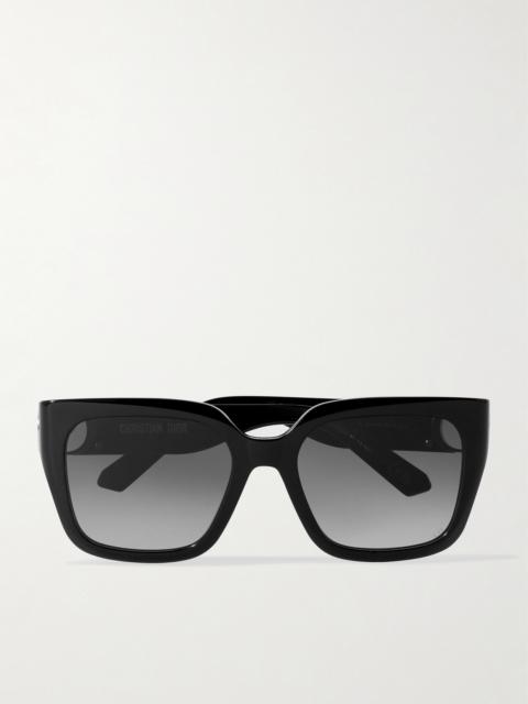 Dior 30montaigne S8u Oversized Cat-eye Acetate Sunglasses