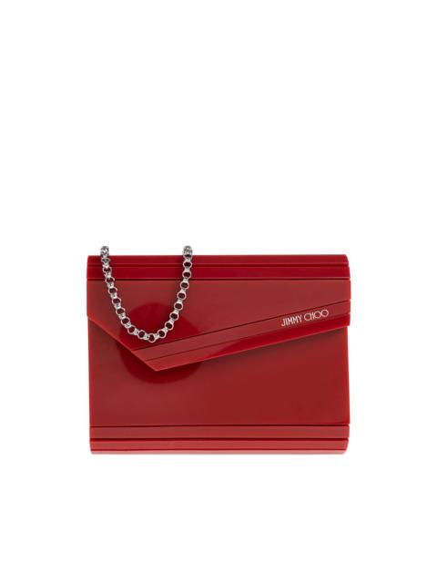 JIMMY CHOO Candy logo-detail clucth bag