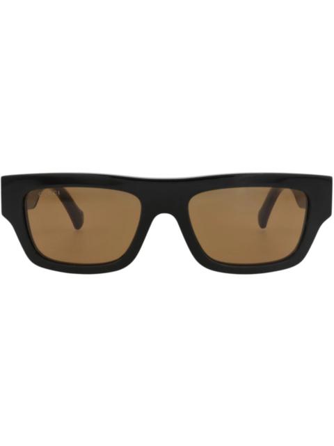 GUCCI Gucci Square-Frame Recycled Acetate Sunglasses Black Havana Brown (GG1301S-30013924-004)
