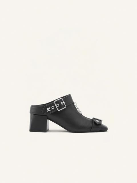 courrèges GOGO LEATHER MULES