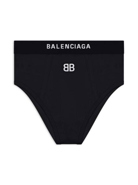 BALENCIAGA Women's Sports Briefs in Black
