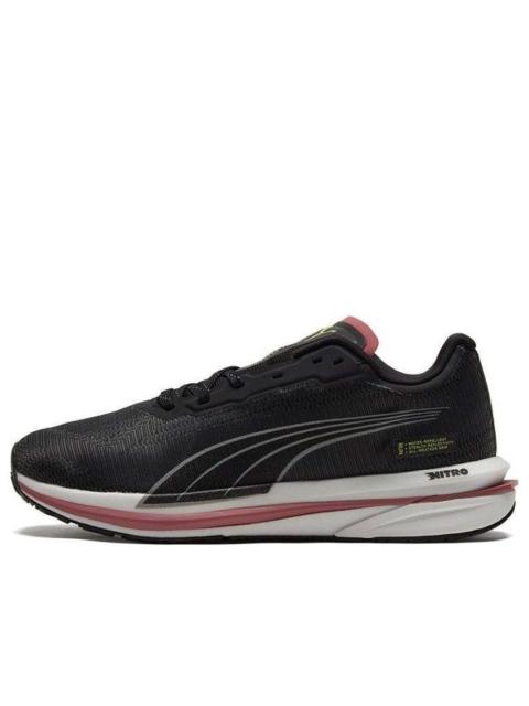 PUMA (WMNS) PUMA Velocity Nitro 'Black White Pink' 195296-01