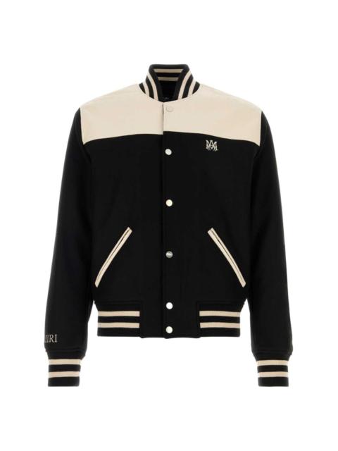 Two-tone bomber jacket