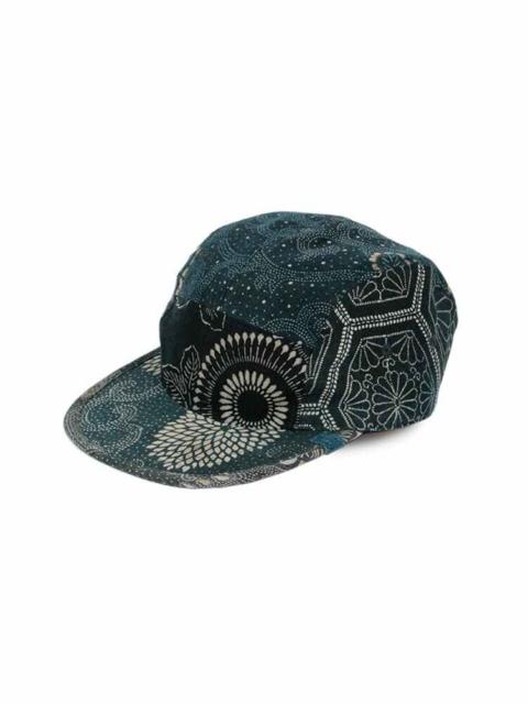 visvim CAMP CAP KOFU INDIGO PATTERN