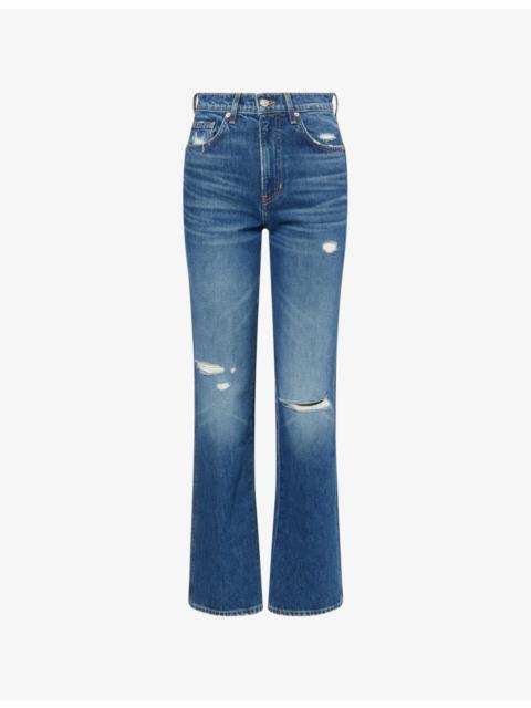 VERONICA BEARD Dylan Straight-Leg Denim Jeans