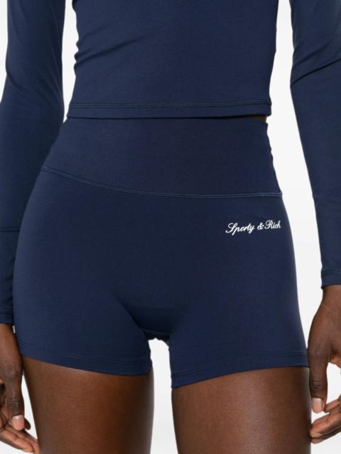 Sporty & Rich Sporty & Rich Signature Logo Performance Shorts