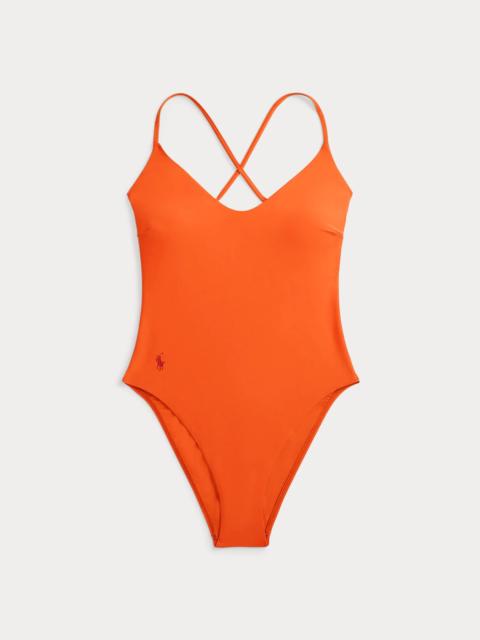 Polo Ralph Lauren Crossback One-Piece Swimsuit