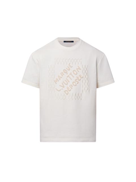Louis Vuitton Embroidered Signature Cotton T-Shirt