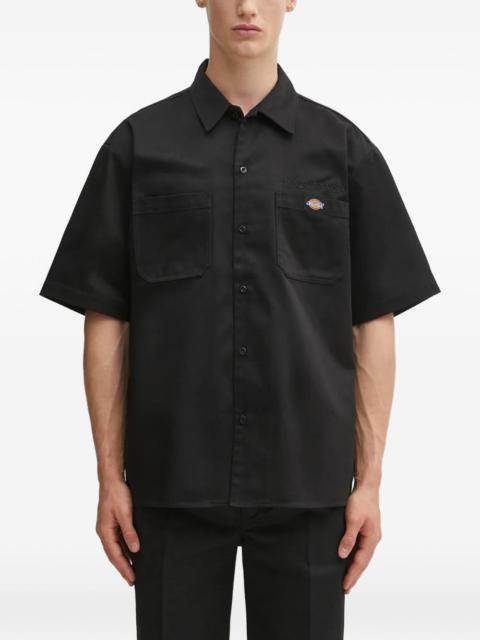 WACKO MARIA Dickies logo patch pocket shirt
