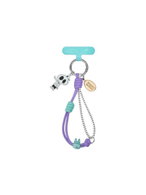 POP MART Phone Charm The Monsters Labubu 10th Anniversary Series Tycoco