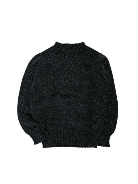 MARGARET HOWELL MHL Chunky Seamless Crew Neck Rustic Wool Pewter