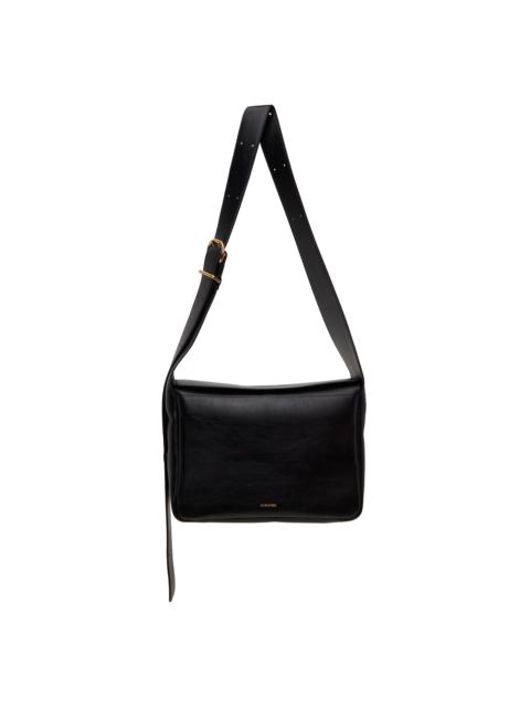 Jil Sander Black Small Flap Shoulder Bag
