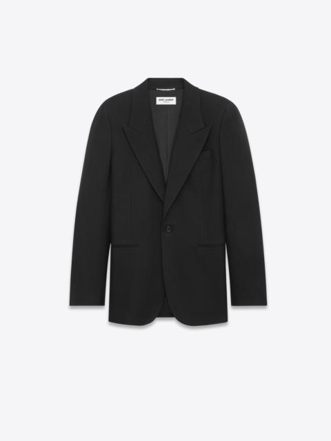 SAINT LAURENT jacket in wool gabardine