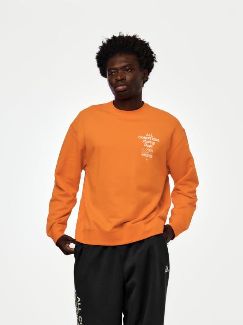Nike NIKE ACG TUFF CREWNECK (SAFETY ORANGE/WHITE)