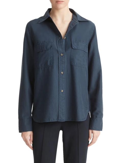 Utility Long Sleeve Button-Up Shirt