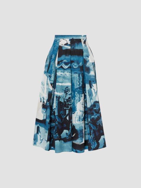 Erdem PLEATED MIDI SKIRT