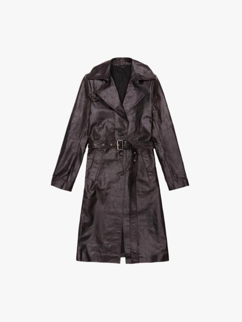 Helmut Lang LEATHER TRENCH