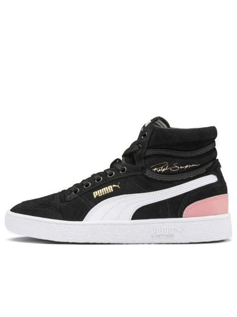 PUMA (WMNS) PUMA Ralph Sampson Mid Suede 'Black Bridal Rose' 371067-01