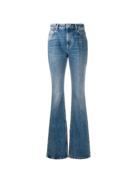 THE ATTICO high-waisted bootcut jeans