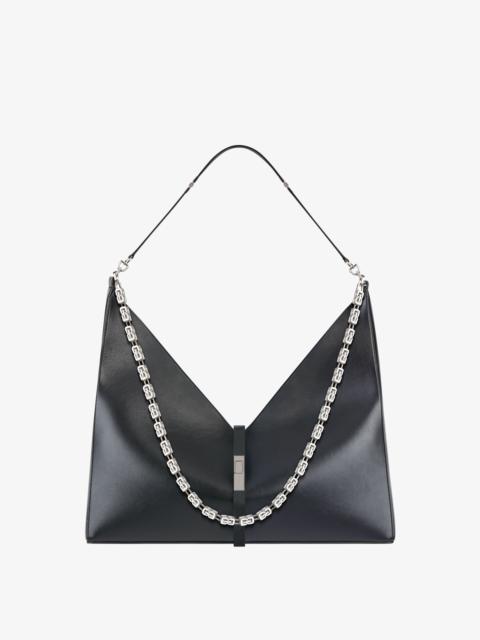 Givenchy LARGE CUT OUT BAG IN BOX LEATHER WITH CHAIN