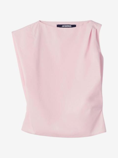 JACQUEMUS The Drap asymmetric top