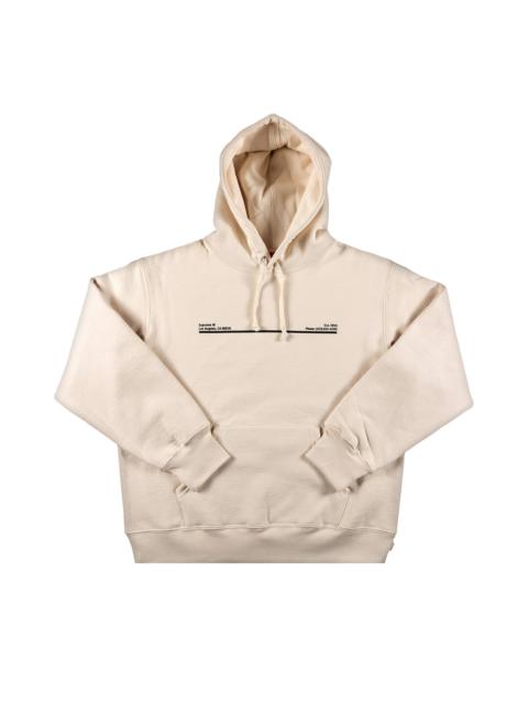 Supreme Shop Hooded Sweatshirt - Los Angeles 'Natural'