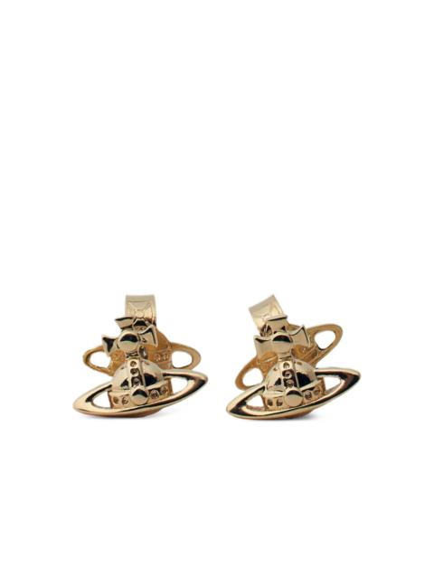 Vivienne Westwood ORB-PLAQUE STUD EARRINGS