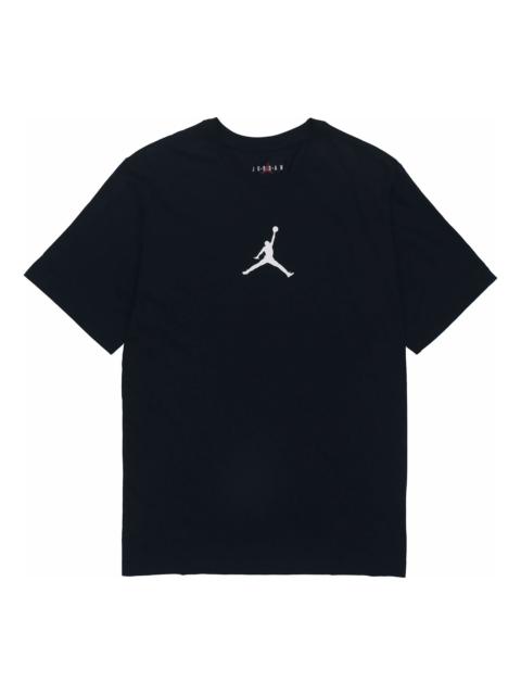 Air Jordan Jumpman Dfct Ss Crew Round-neck Short-sleeve Tee Men Black CW5191-010