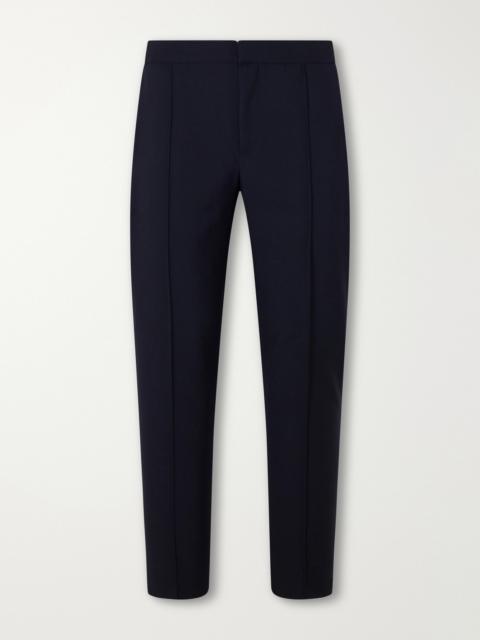 ZEGNA Tapered Pleated Wool-Canvas Trousers