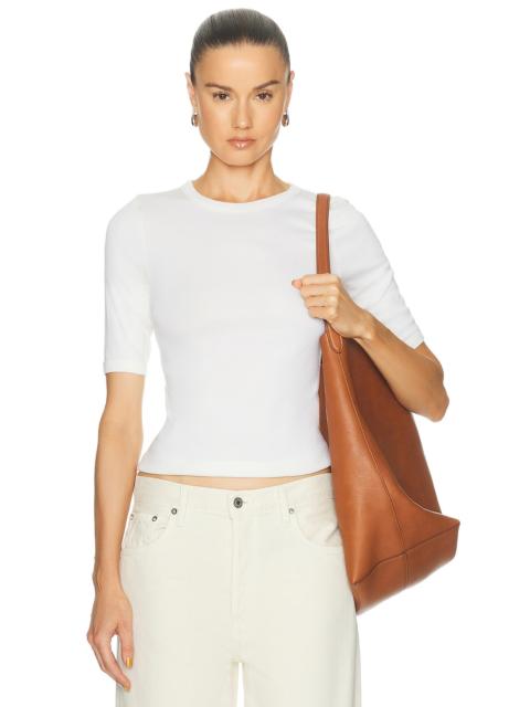 Enza Costa Supima Cotton New Classic Half Sleeve Tee