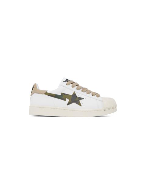 A BATHING APE® White Skull Sta M1 Sneakers