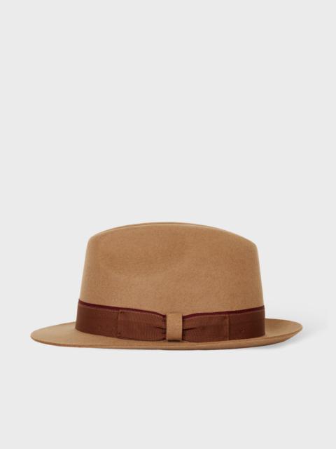 Paul Smith Beige 'Edmund' Trilby Hat