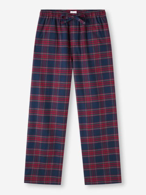 Derek Rose Men's Lounge Trousers Kelburn 36 Brushed Cotton Multi