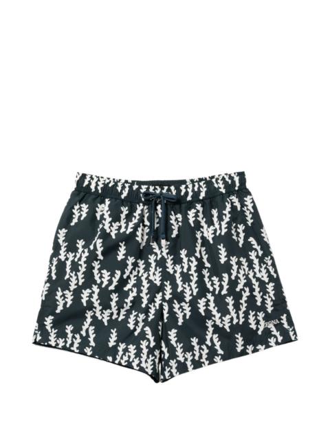 ZEGNA printed swim shorts