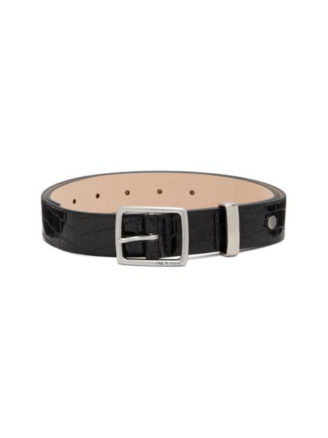rag & bone Black X Boyfriend Leather Belt