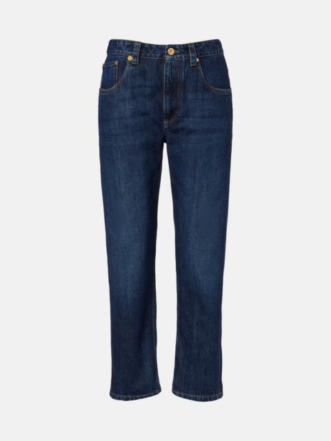 Brunello Cucinelli Cropped straight jeans