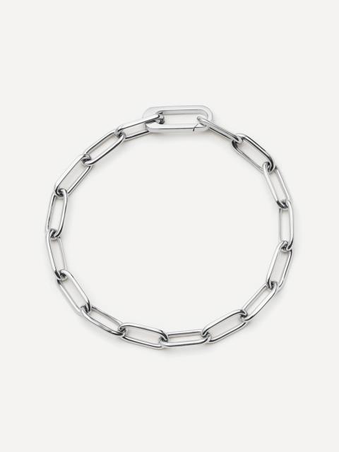 MISSOMA Platinum-Plated Classic Paperclip Chain Bracelet