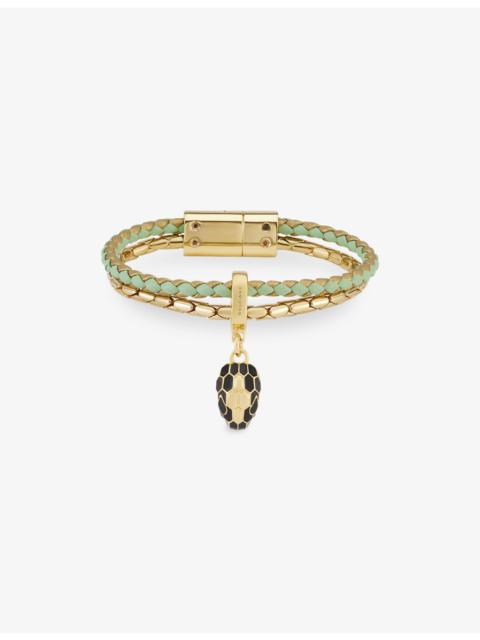 BVLGARI Serpenti Forever Leather Bracelet