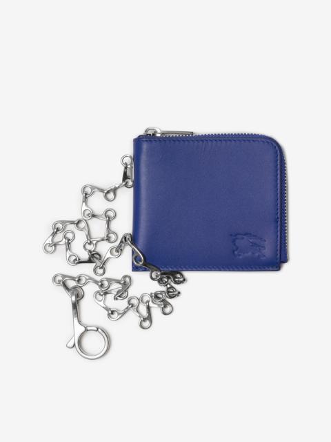 Burberry Leather B Chain Wallet