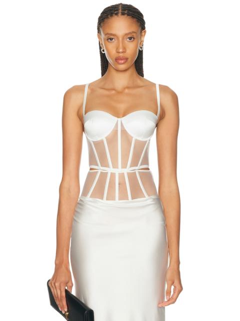 KIKI DE MONTPARNASSE Illusion Bustier Top