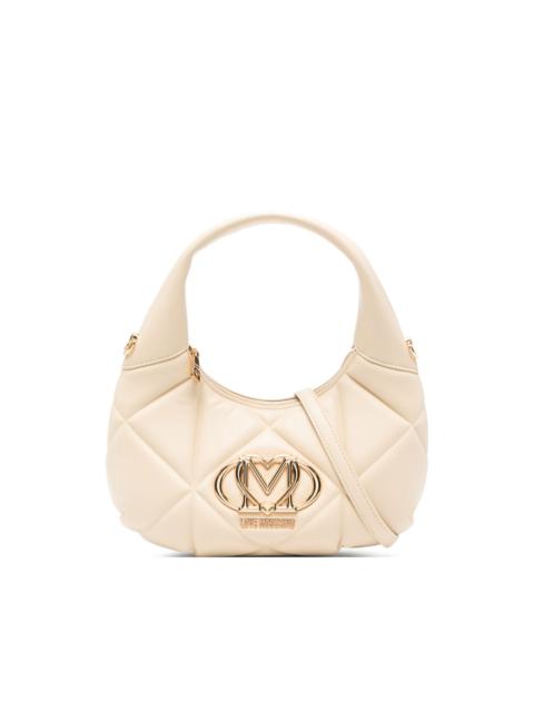 Moschino quilted logo tote bag