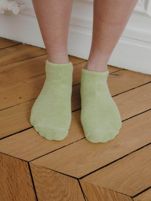 BASERANGE Buckle Ankle Socks - Textured Organic Cotton