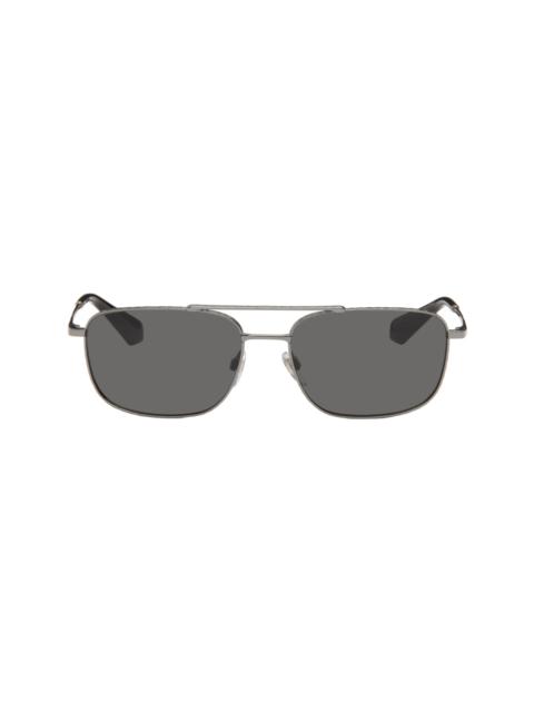 Burberry Gunmetal Square Sunglasses