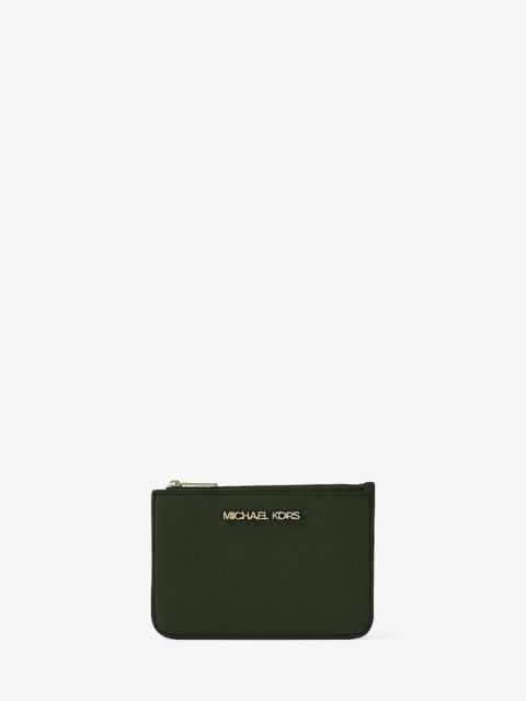 MICHAEL KORS Jet Set Travel Small Saffiano Leather Coin Pouch