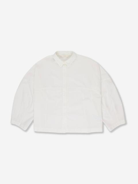 SLOWEAR Wide fit cotton poplin shirt