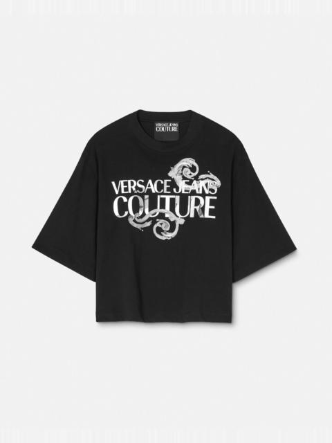 VERSACE JEANS COUTURE Watercolor Couture Logo T-Shirt