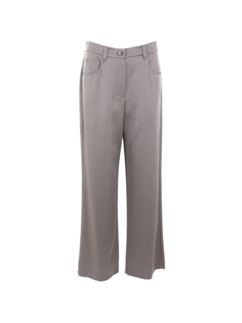 Brunello Cucinelli wide-leg tailored trousers