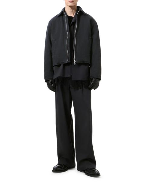 Our Legacy ORGANIC COTTON ZIP-UP ENZYME-WASH JACKET