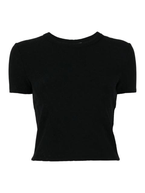 alexanderwang.t Logo Jacquard Short Sleeve Baby Tee